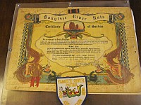 Yangtze River Rats certificate